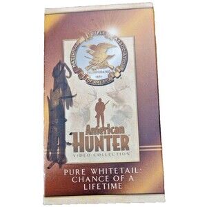 American Hunter Pure Whitetail Chance Of A Lifetime Video Collection (VHS 2001)